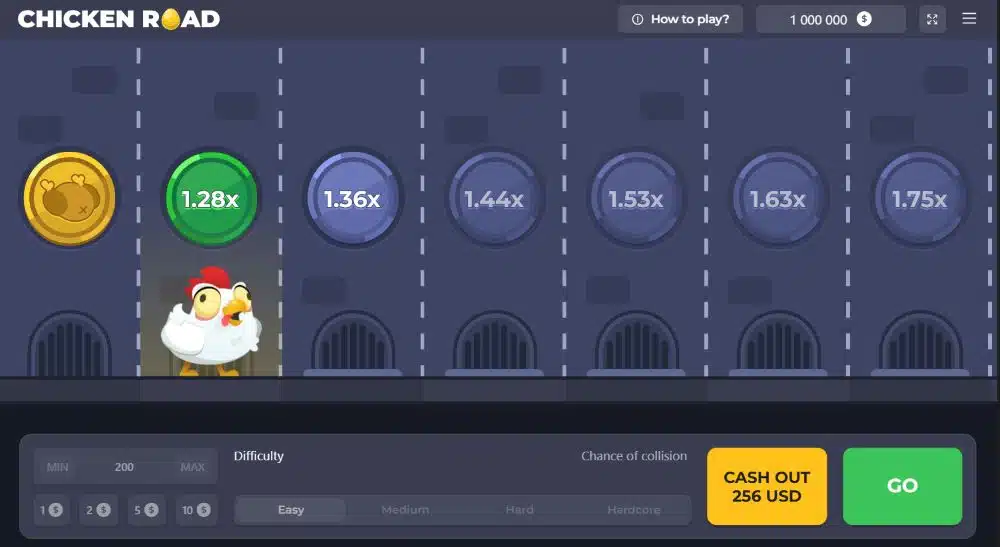 Versione Mobile di Chicken Road